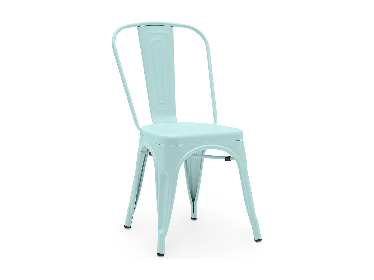 Chaise de salle à manger - Design industriel - Acier - Mat - Nouvelle édition -Stylix Aquamarine