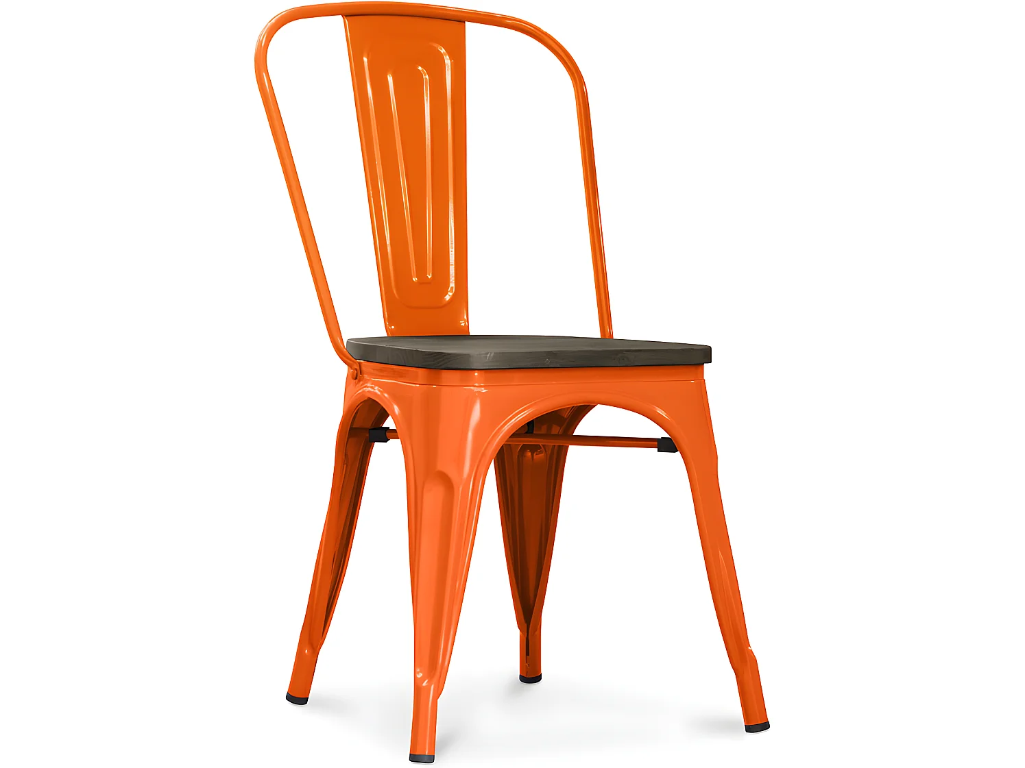 Esszimmerstuhl - Industriedesign - Stahl und Holz - Neuauflage - Stylix