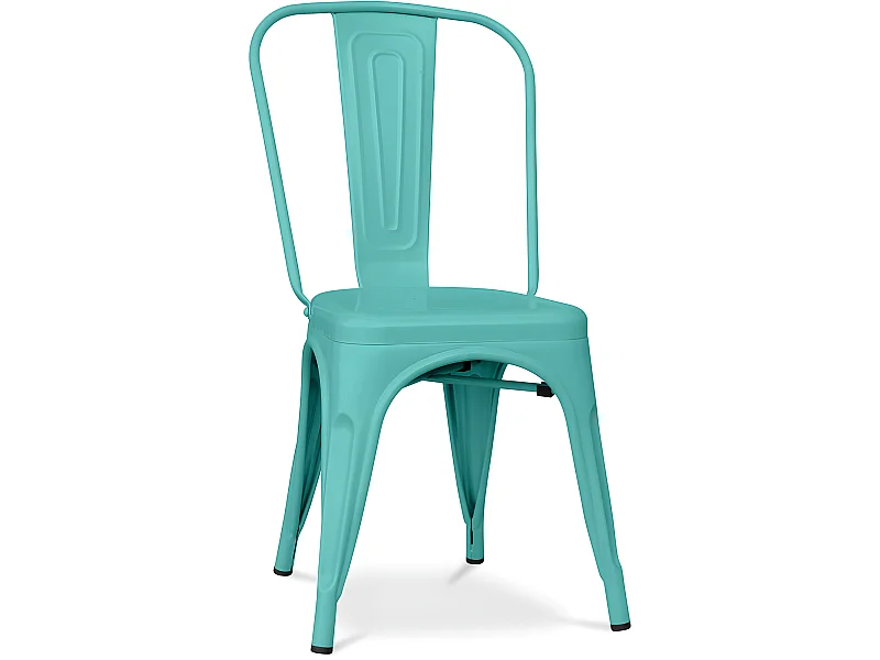 Silla de Comedor - Diseño Industrial - Acero - Mate - Nueva Edición -Stylix