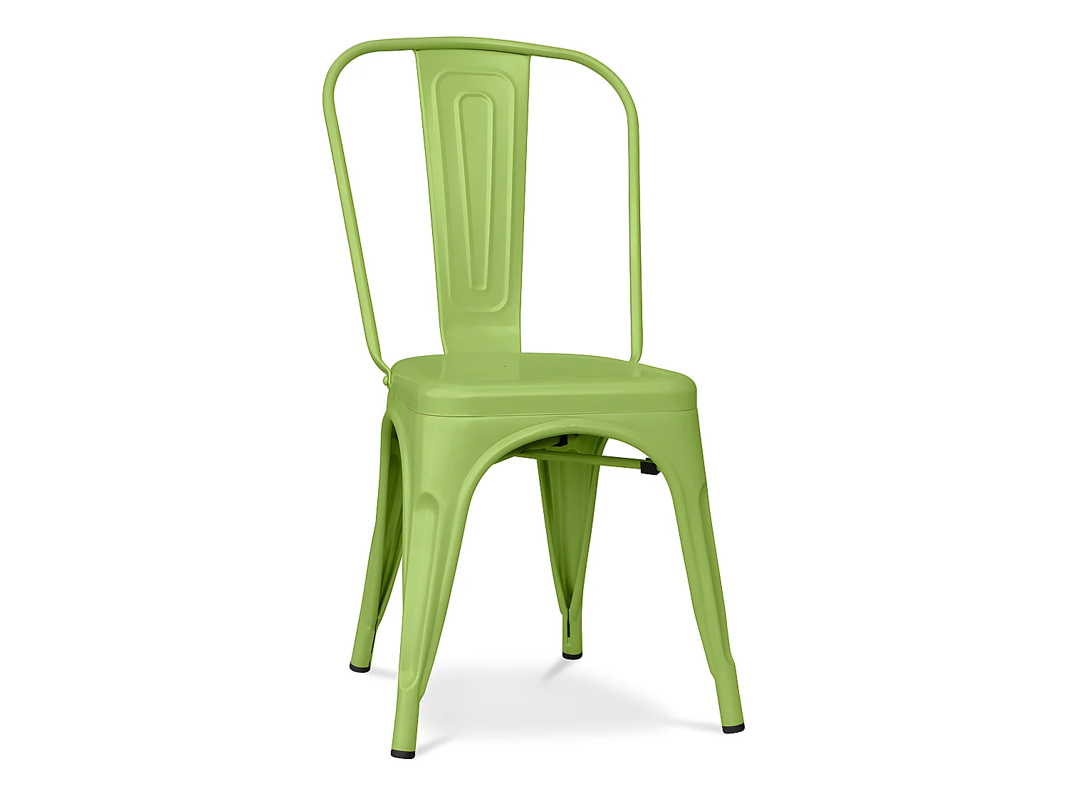 Chaise de salle à manger - Design industriel - Acier - Mat - Nouvelle édition -Stylix Vert clair
