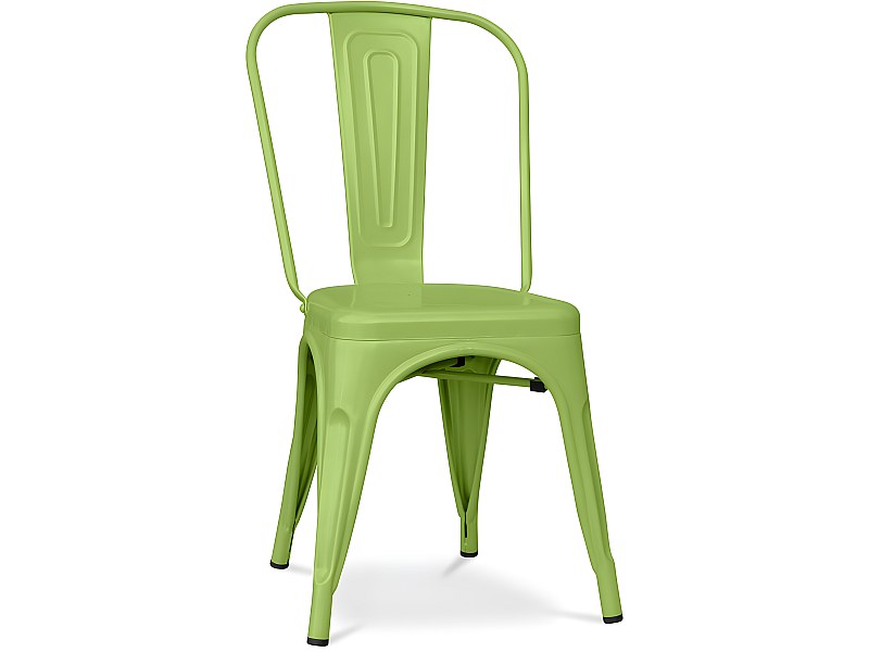 Chaise de salle à manger - Design industriel - Acier - Mat - Nouvelle ...