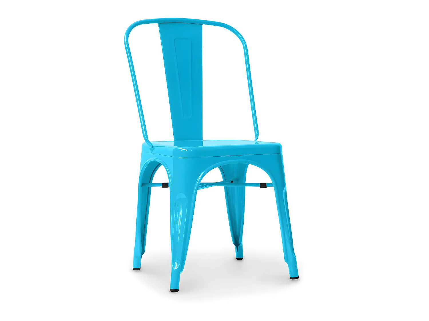 Chaise en acier de salle à manger - Design industriel - Nouvelle édition - Stylix Turquoise