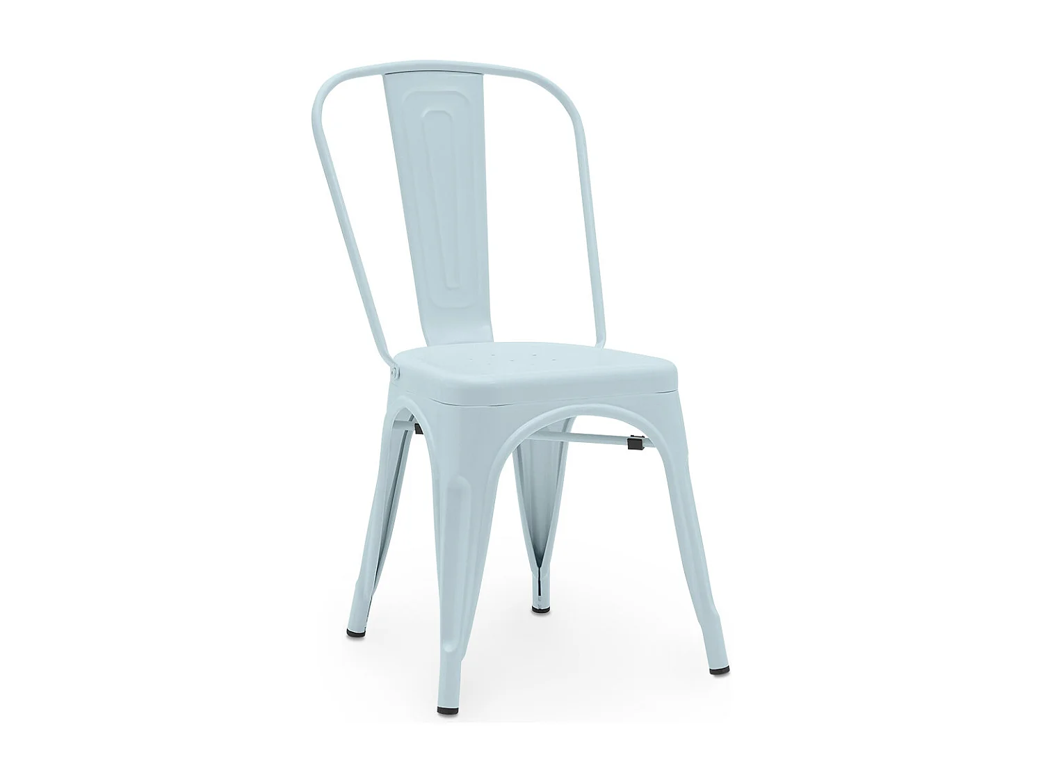Chaise de salle à manger - Design industriel - Acier - Mat - Nouvelle édition -Stylix Pastel turquoise