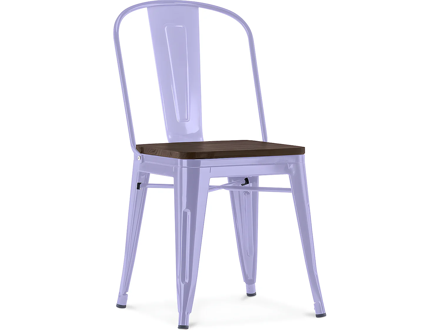 Esszimmerstuhl - Industriedesign - Holz und Stahl - Stylix