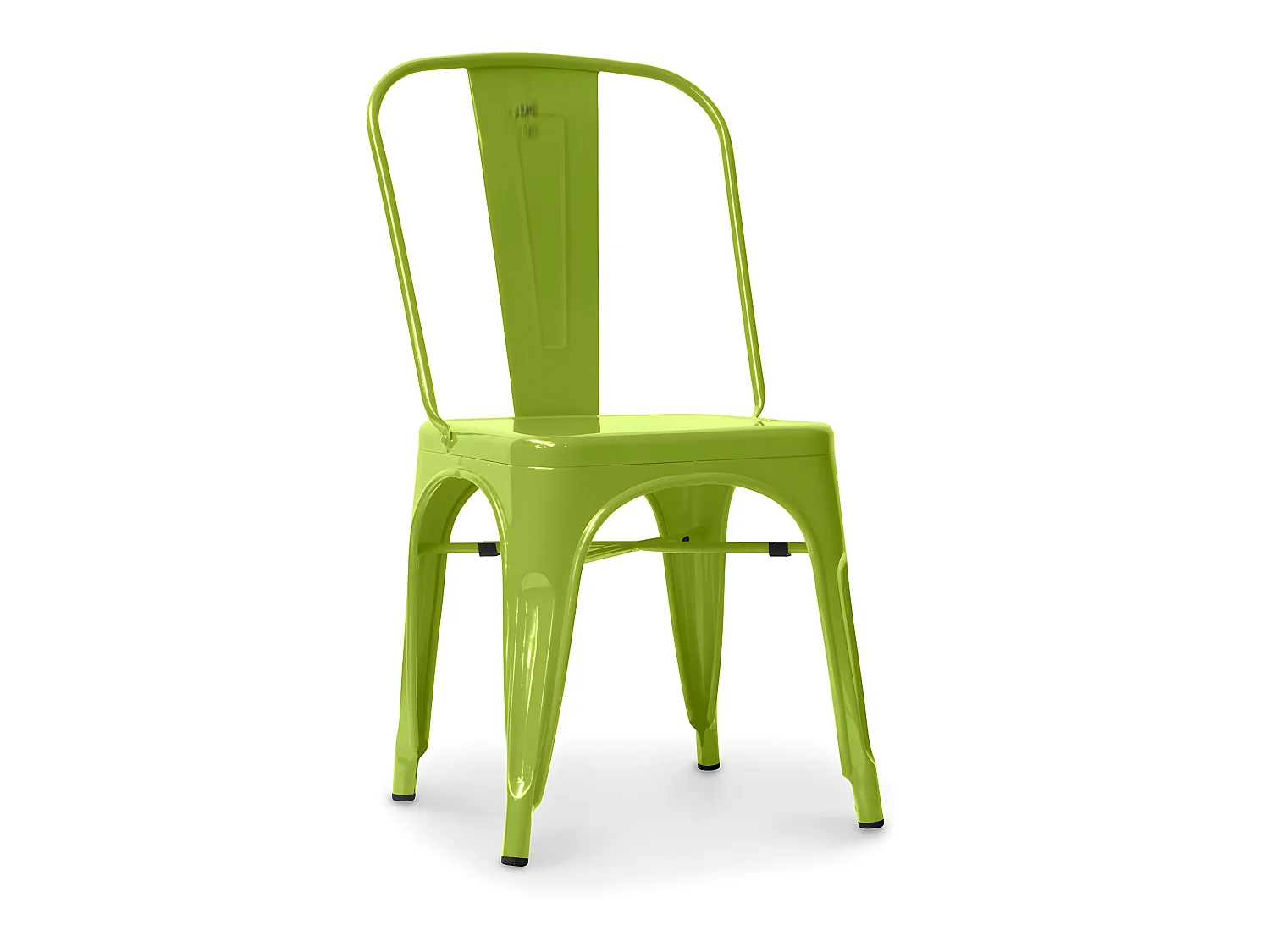 Chaise en acier de salle à manger - Design industriel - Nouvelle édition - Stylix Vert clair
