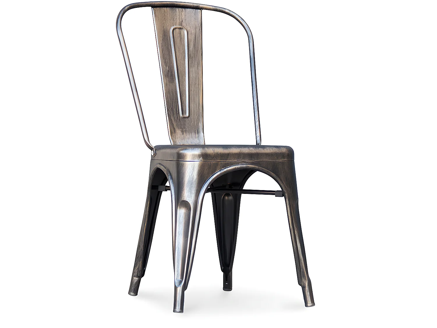 Sedia da pranzo - Design industriale - Acciaio - Nuova edizione - Stylix