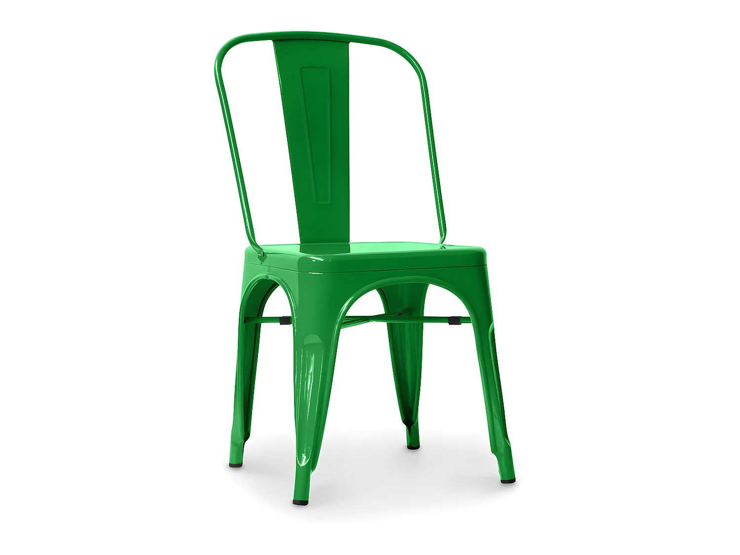 Chaise en acier de salle à manger - Design industriel - Nouvelle édition - Stylix Vert