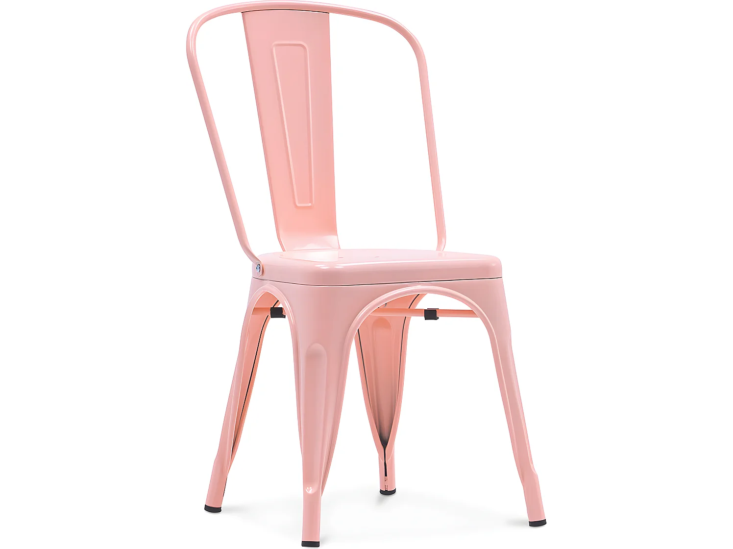 Sedia da pranzo - Design industriale - Acciaio - Nuova edizione - Stylix