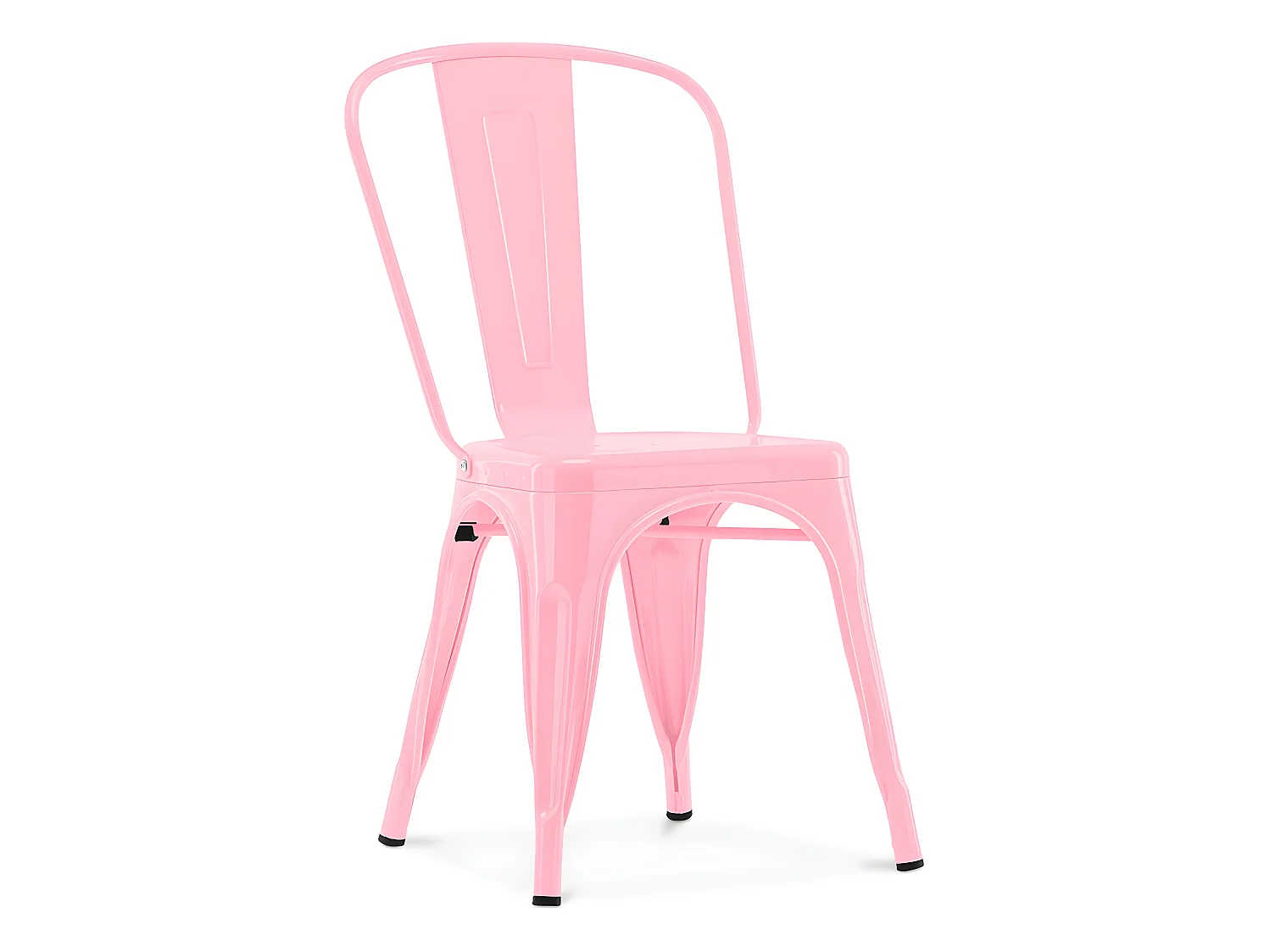 Chaise de salle à manger - Design industriel - Acier - Nouvelle édition - Stylix Rose