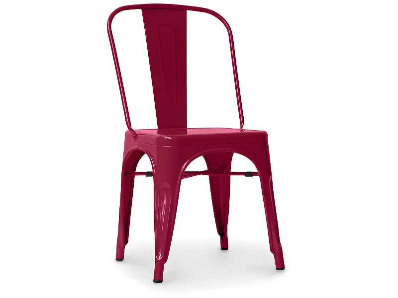 Sedia da pranzo in acciaio - Design industriale - Nuova edizione - Stylix