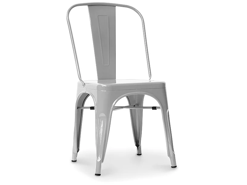 Sedia da pranzo in acciaio - Design industriale - Nuova edizione - Stylix