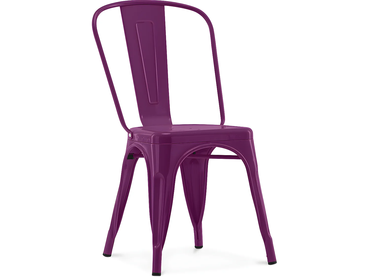 Sedia da pranzo - Design industriale - Acciaio - Nuova edizione - Stylix