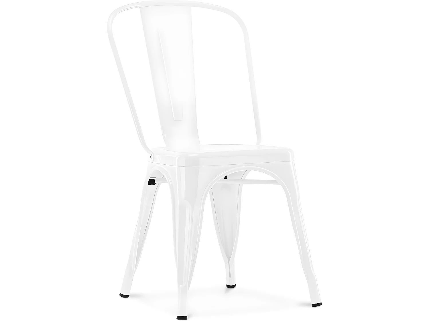 Sedia da pranzo - Design industriale - Acciaio - Nuova edizione - Stylix