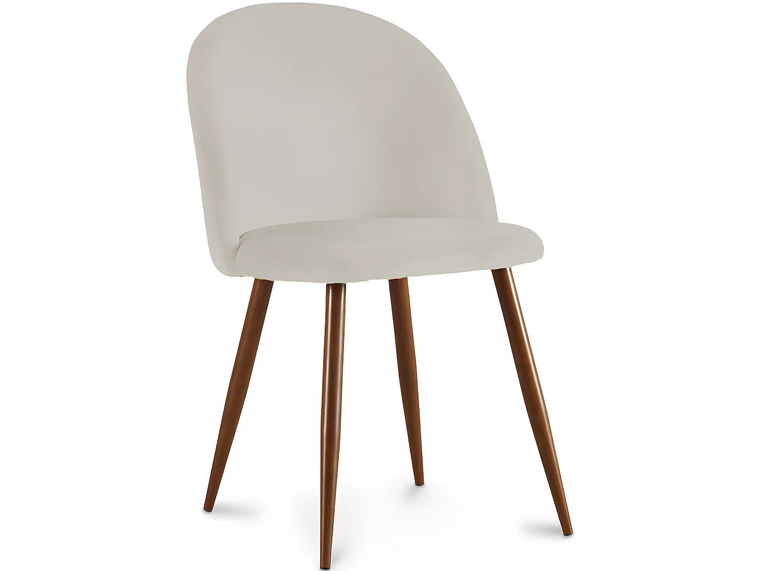 Silla de Comedor - Tapizada en Tercipelo - Diseño Escandinavo - Evelyne