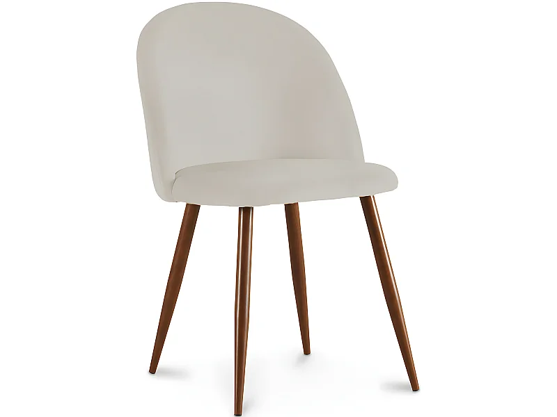Esszimmerstuhl - Mit Samt gepolstert - Skandinavisches Design - Evelyne