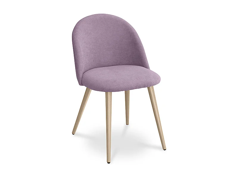 Esszimmerstuhl - Bezogen mit Stoff - Skandinavischer Stil - Evelyne