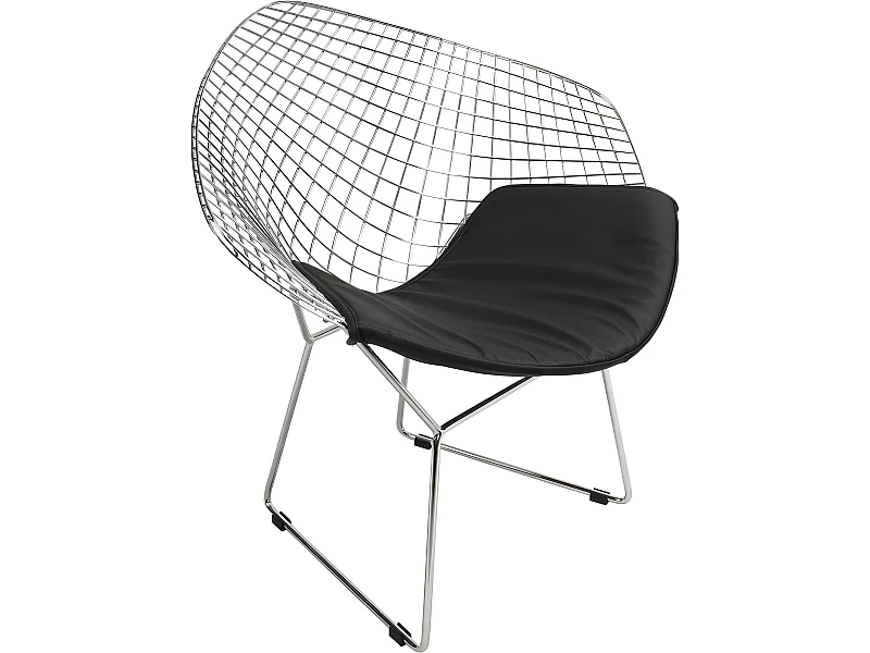 Loungesessel - Stahl Design Stuhl - Berty