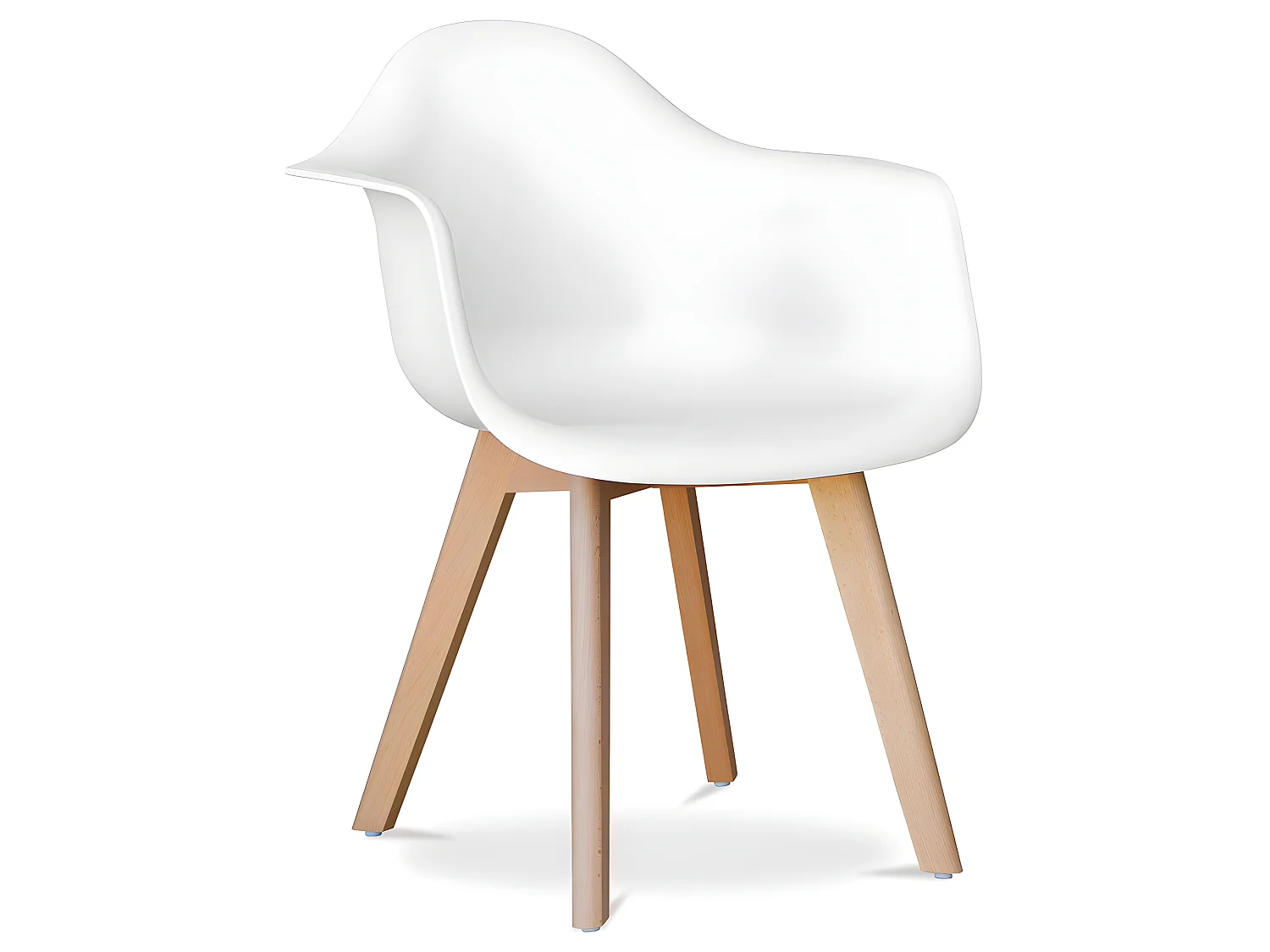 Silla de Comedor con Reposabrazos - Estilo Escandinavo - Dominic