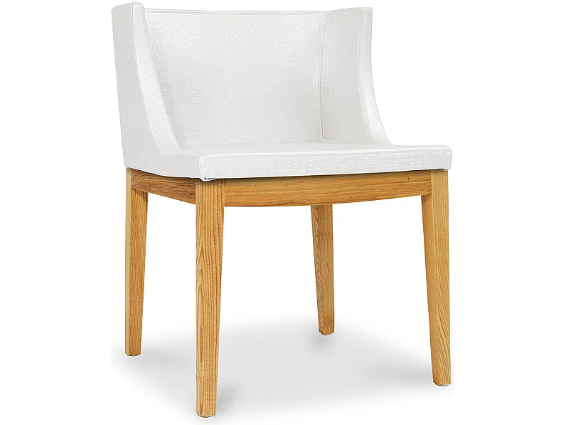 Sedia da Pranzo di Design - Gambe Trasparenti - Mila