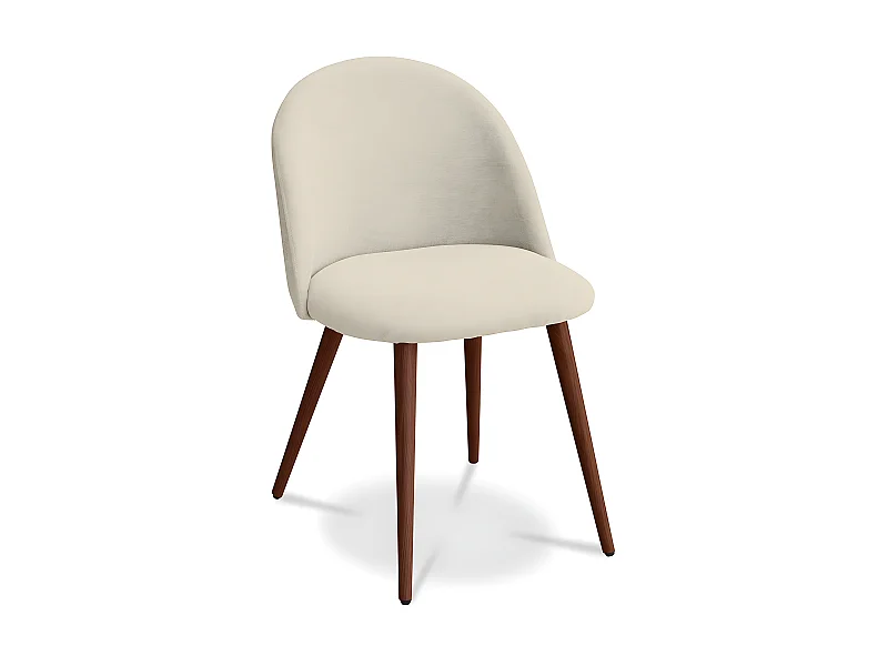 Esszimmerstuhl - Bezogen mit Stoff - Skandinavischer Stil - Evelyne