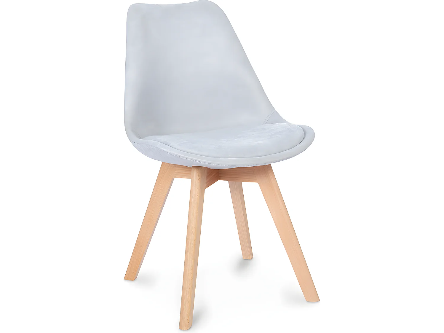 Esszimmerstuhl mit Stoffpolsterung - Skandinavisches Design - Denisse