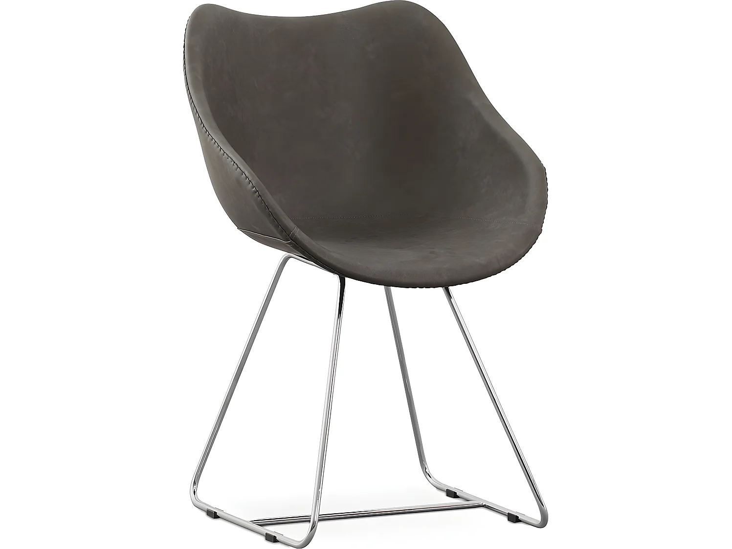 Silla de Comedor con Reposabrazos - Polipiel - Pú