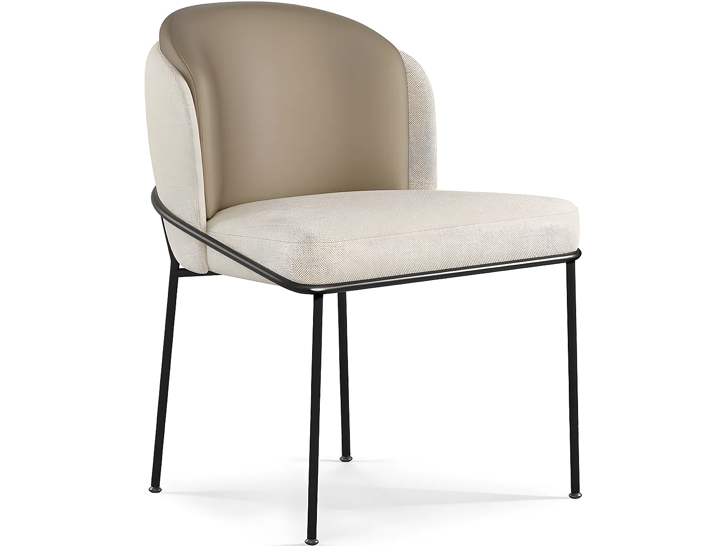 Silla de Comedor - Tapizada en Tela - Amin