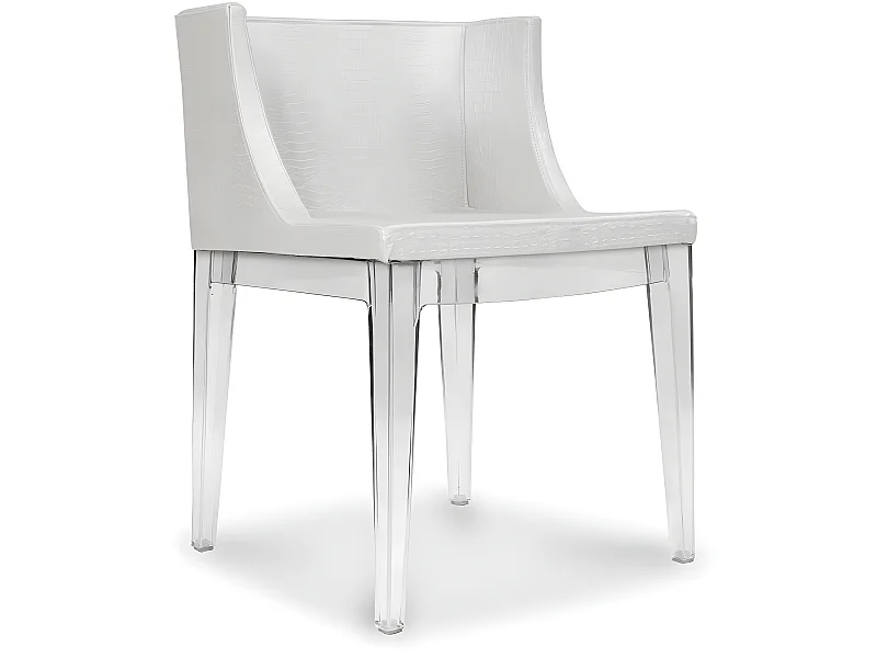 Chaise de Salle à Manger Design - Pieds Transparent - Mila Transparent