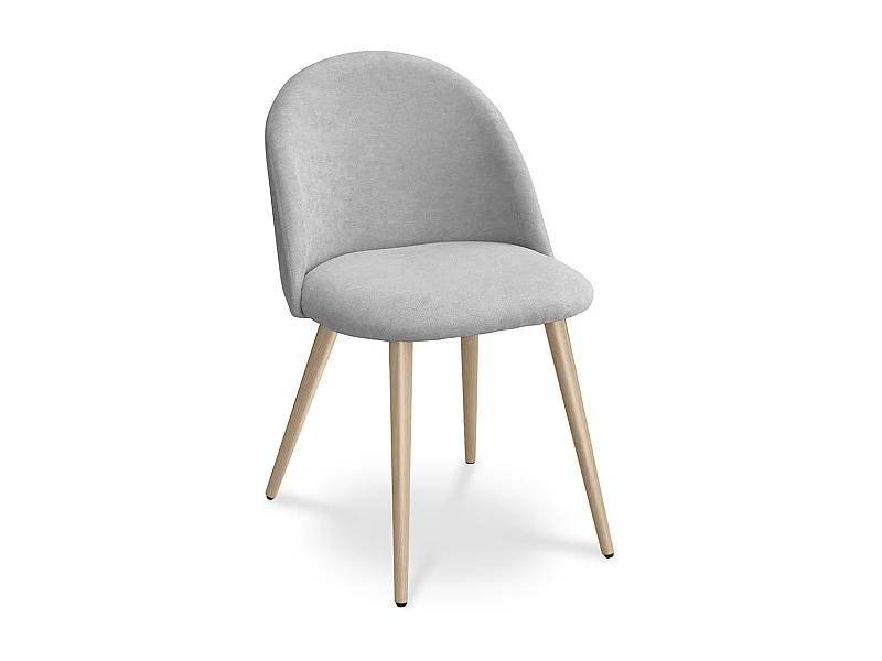 Sedia da pranzo - Rivestita in tessuto - Stile scandinavo - Evelyne