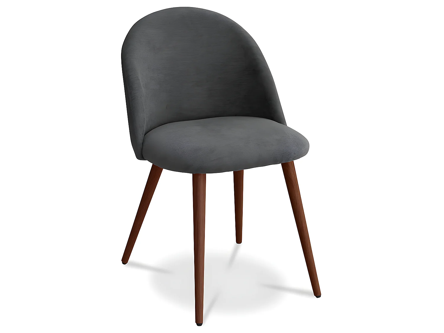 Silla de Comedor - Tapizada en Tela - Estilo Escandinavo - Evelyne