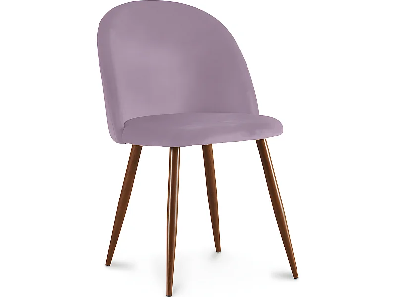 Silla de Comedor - Tapizada en Tercipelo - Diseño Escandinavo - Evelyne