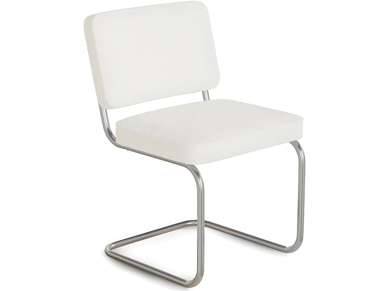 Esszimmerstuhl - gepolstert in Bouclé-Stoff - Henr