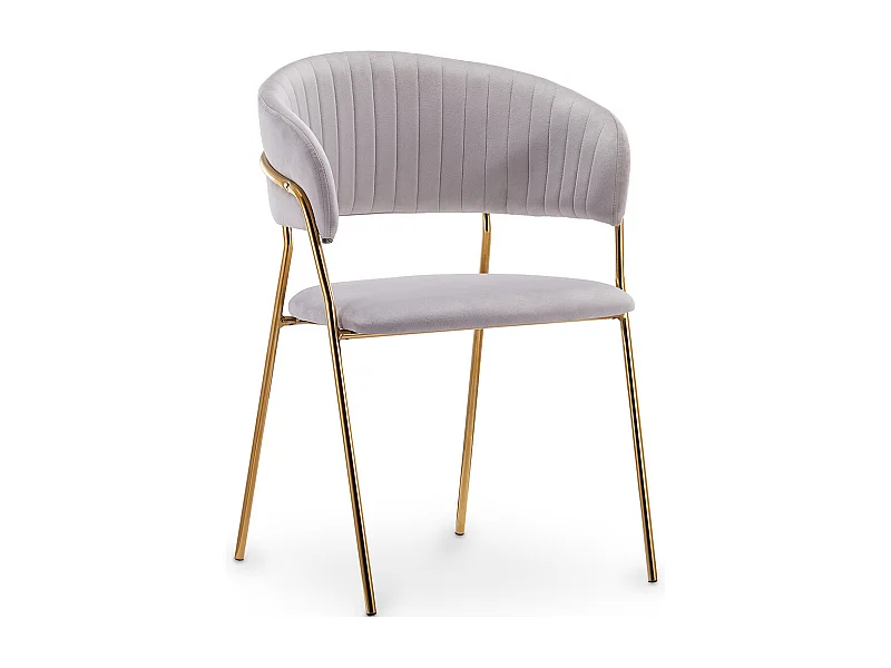 Esszimmerstuhl - Bezug aus Samt - Gruna