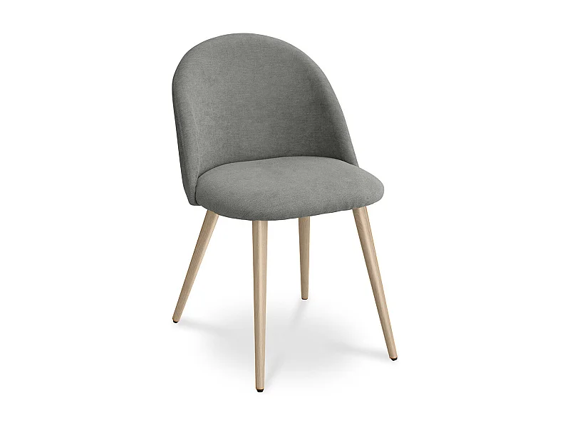 Sedia da pranzo - Rivestita in tessuto - Stile scandinavo - Evelyne