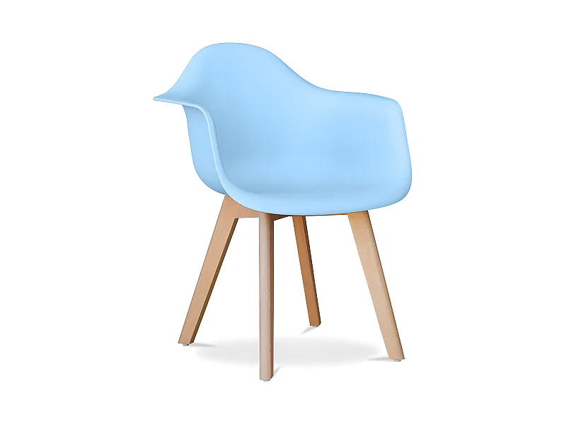 Esszimmerstuhl mit Armlehnen - Skandinavischer Stil - Dominic