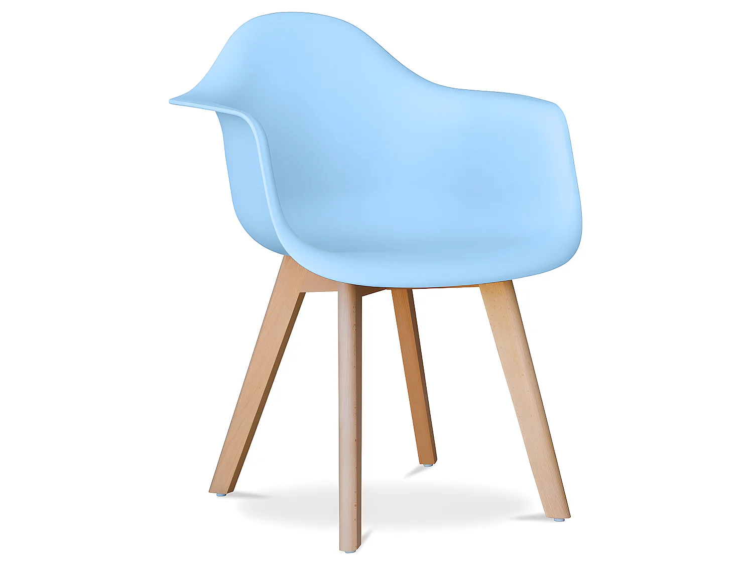 Esszimmerstuhl mit Armlehnen - Skandinavischer Stil - Dominic