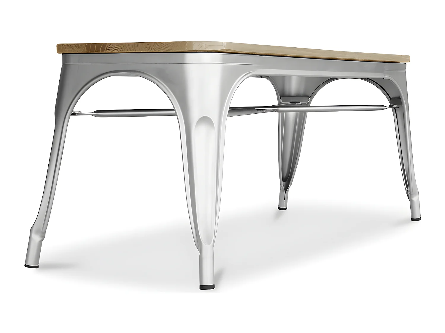 Banc - Design Industriel - Bois et Métal - Stylix Acier