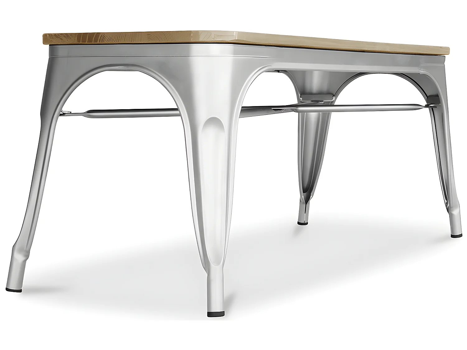 Bank - Industriedesign - Holz und Metall - Stylix