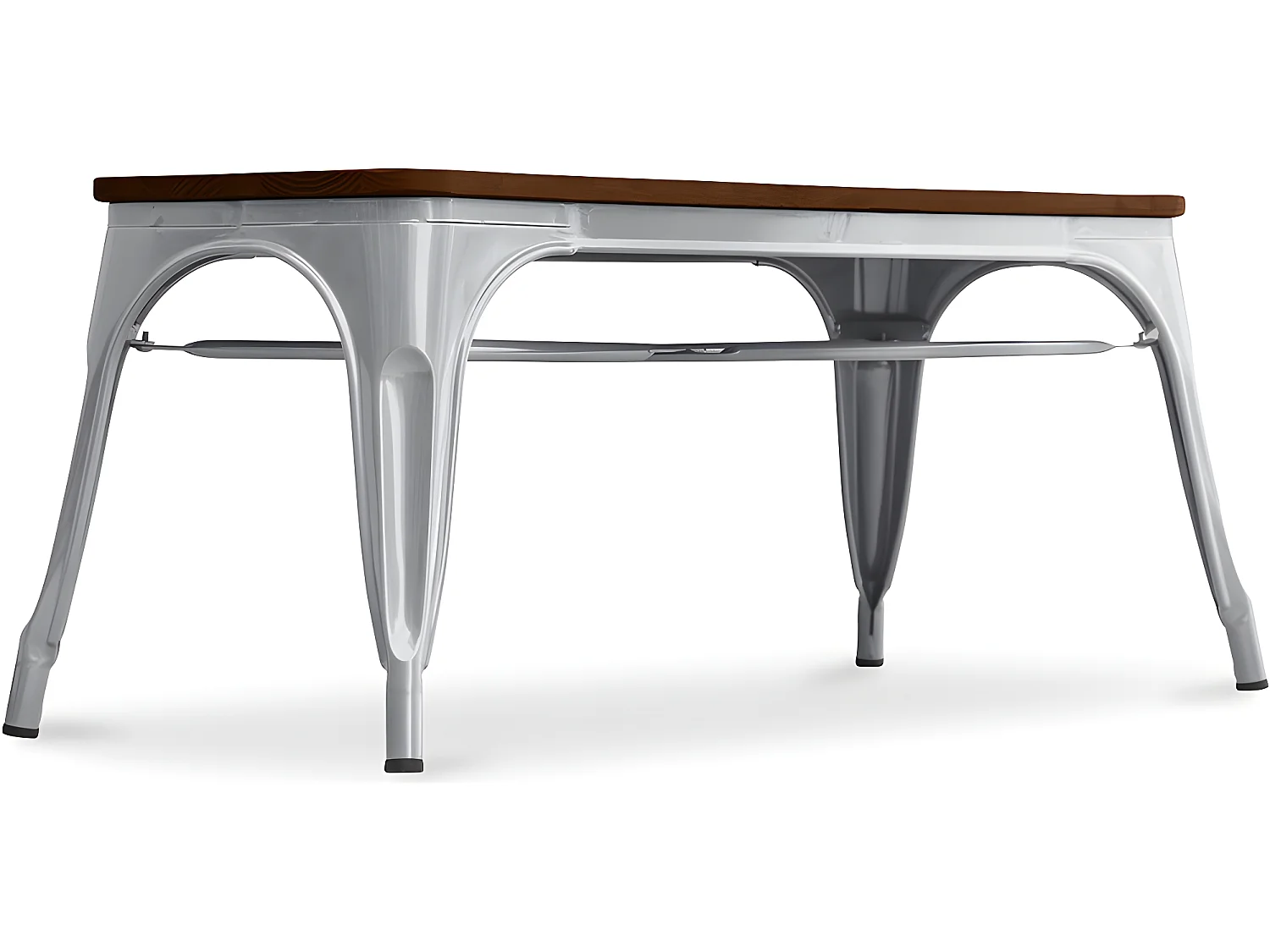 Banco di Design Industriale - Legno e Metallo - Stylix