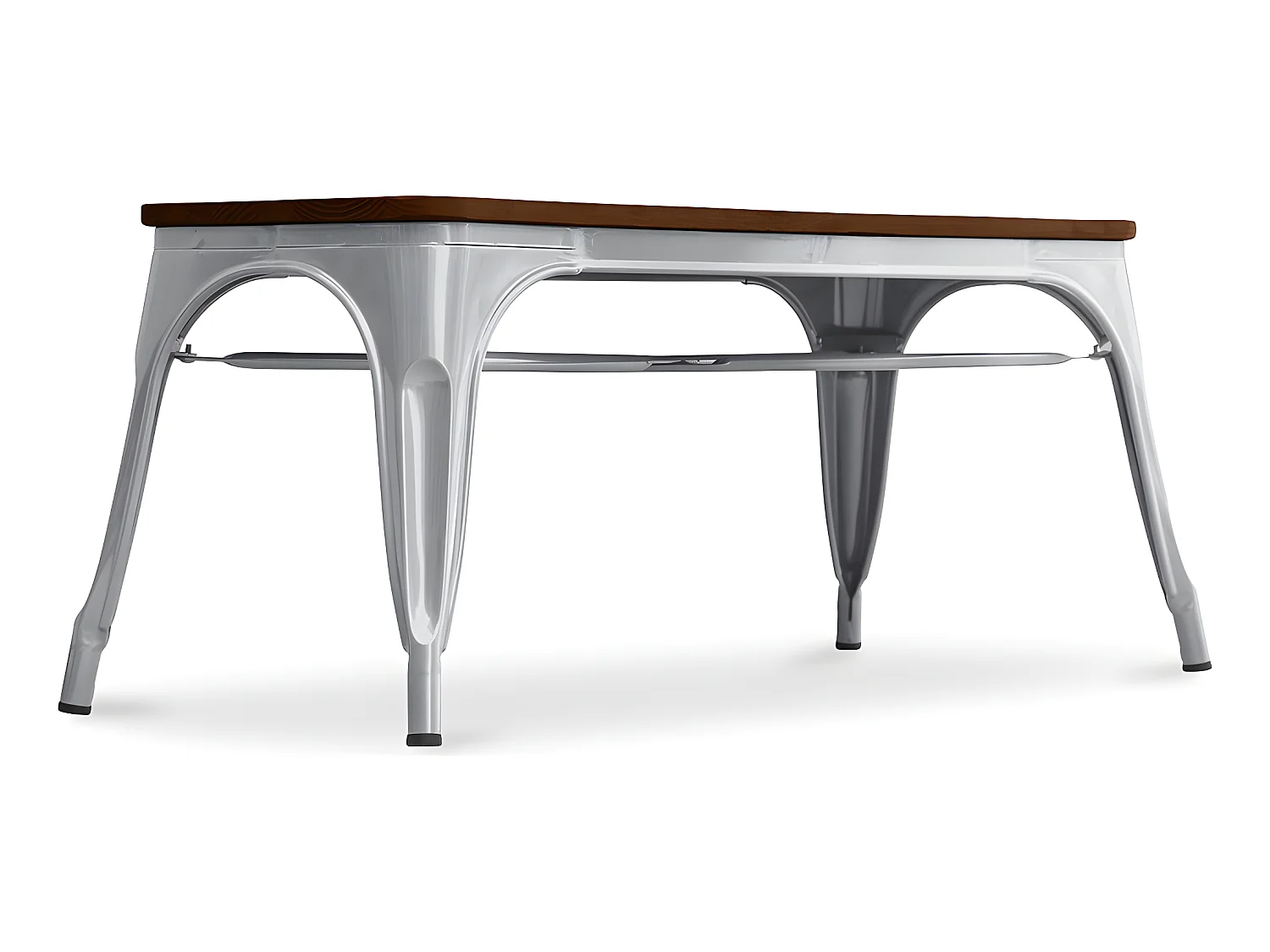 Banc Design Industriel - Bois et Métal - Stylix Acier