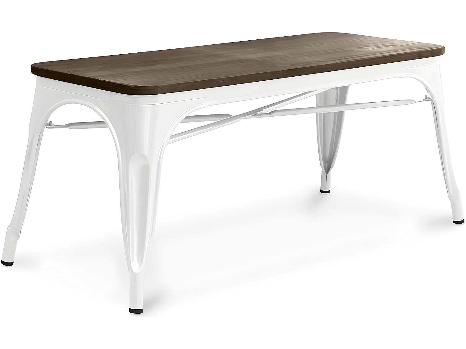 Industriedesign-Bank - Holz und Metall - Stylix