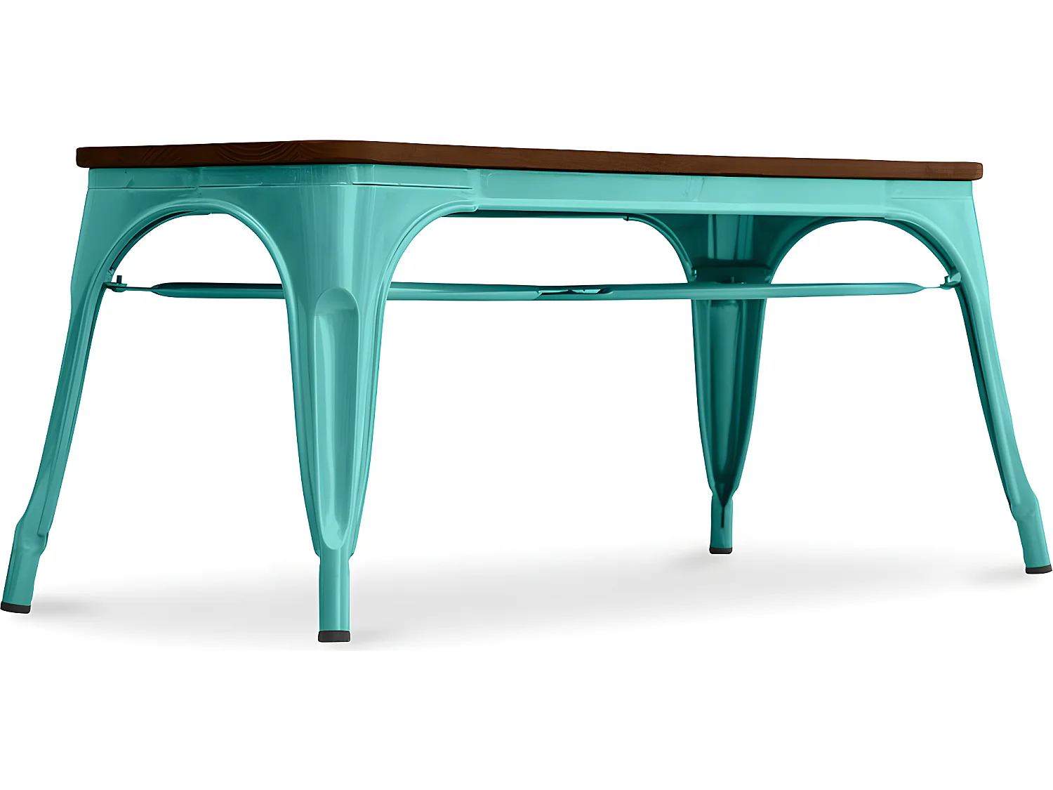 Banco di Design Industriale - Legno e Metallo - Stylix