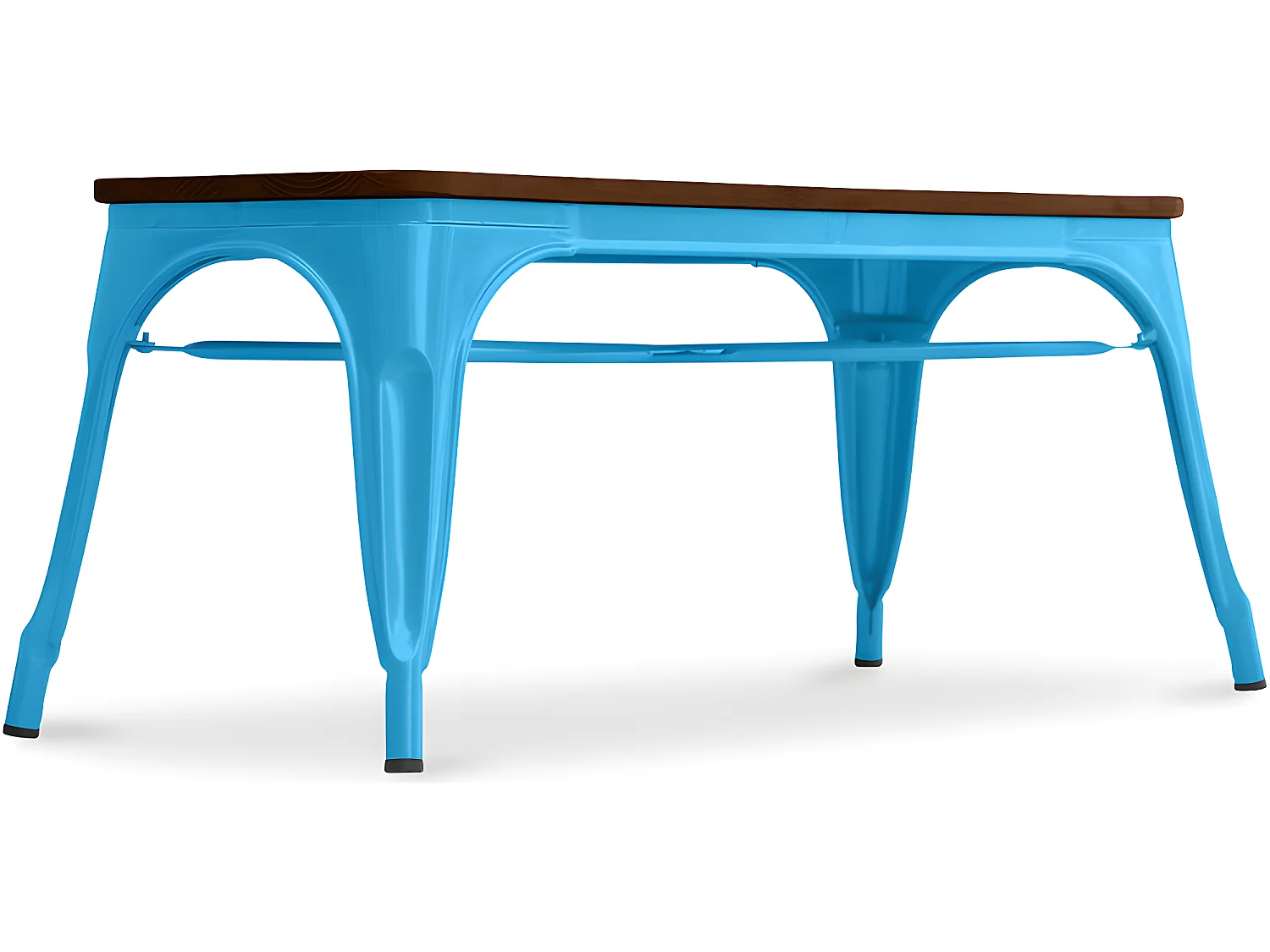 Banco Diseño Industrial  - Madera y Metal - Stylix