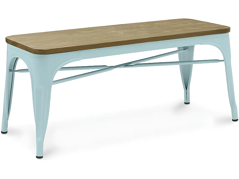 Bank - Industriedesign - Holz und Metall - Stylix