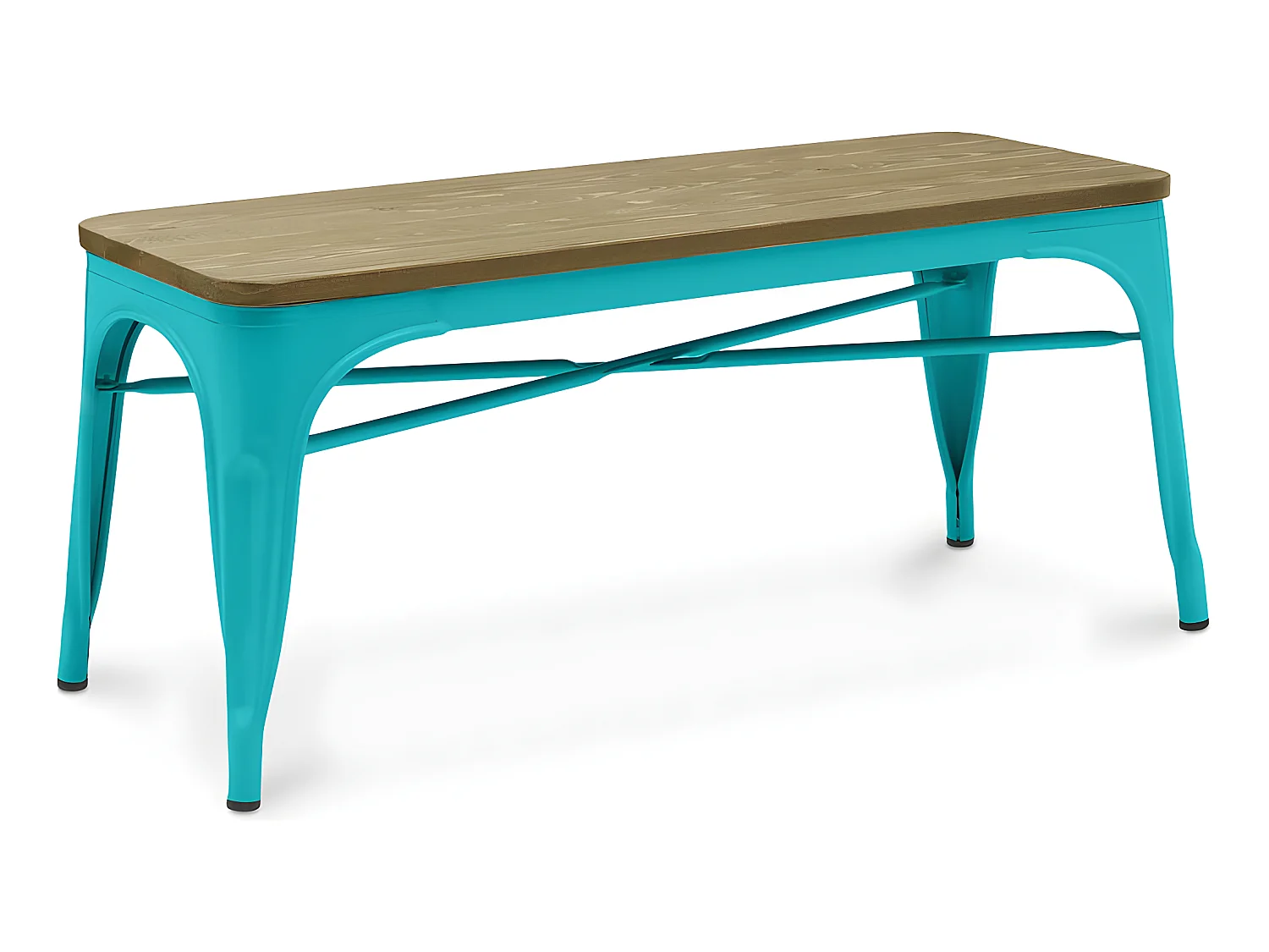 Banc - Design Industriel - Bois et Métal - Stylix Vert pastel