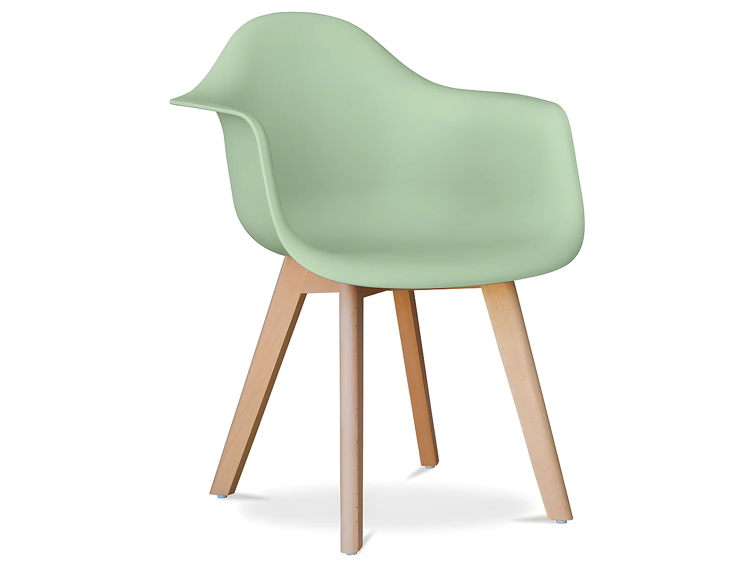 Silla de Comedor con Reposabrazos - Estilo Escandinavo - Dominic