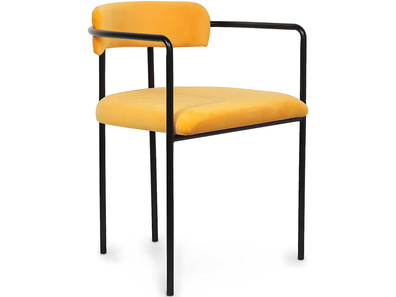 Silla de Comedor Tapizada - Terciopelo - Garne