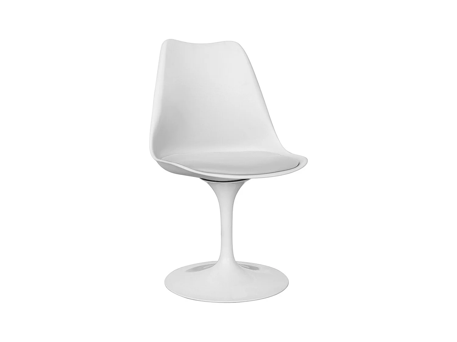 Silla de Comedor - Silla Giratoria Blanca - Tulip