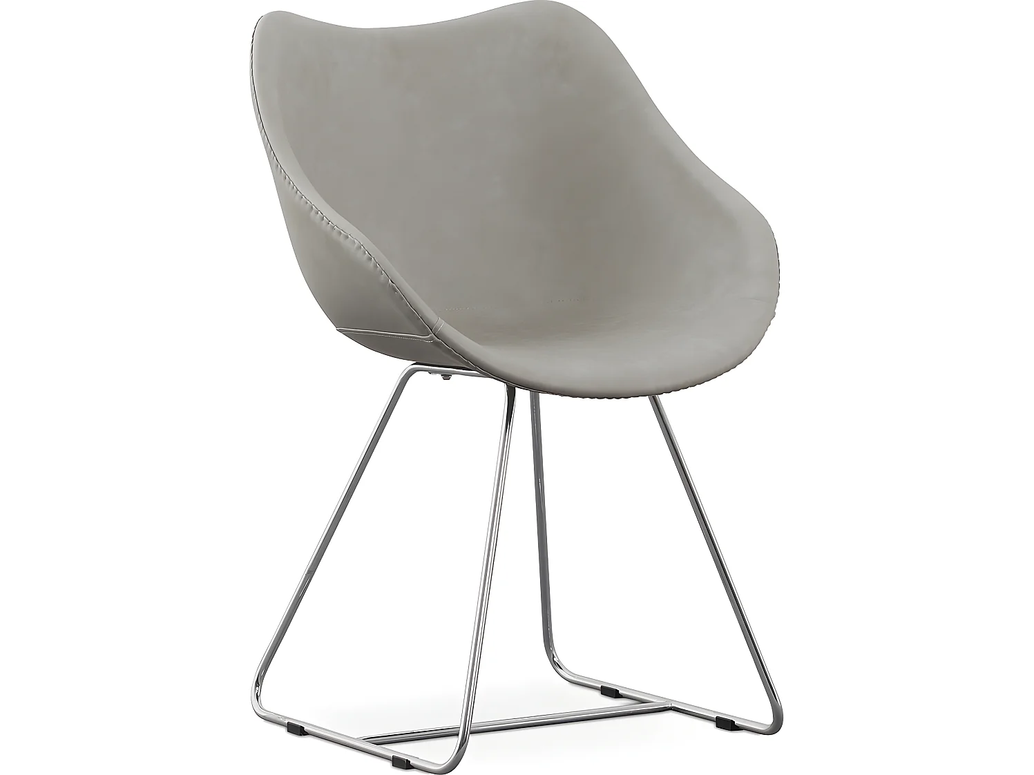 Silla de Comedor con Reposabrazos - Polipiel - Pú