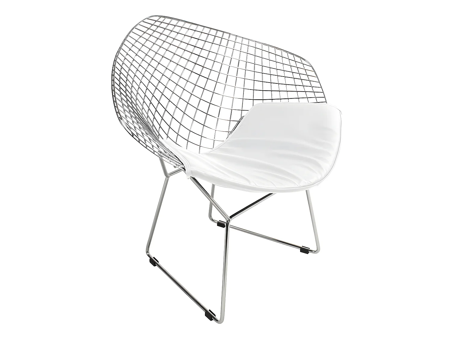 Loungesessel - Stahl Design Stuhl - Berty